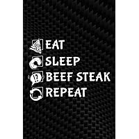 Allergies Tracker - Eat Sleep Beef steak Repeat SweaNice: Beef steak, Symptom Tracker Food Drinks Meal Journal Along With Environment Allergy Recorder, Log Book for Day Care, Home Care,Cute