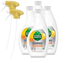 Lemongrass Citrus Disinfecting Multi-Surface Cleaner - 26 Oz, Pack of 4 (Packaging May Vary)