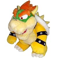 Little Buddy Super Mario All Star Collection 1423 Bowser Stuffed Plush, 10