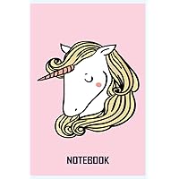 Primary Unicorn Notebook - Ruled Pages - 8.5x11 - Large: Notebook Planner - 6x9 inch Daily Planner Journal, To Do List Notebook, Daily Organizer, 114 Pages