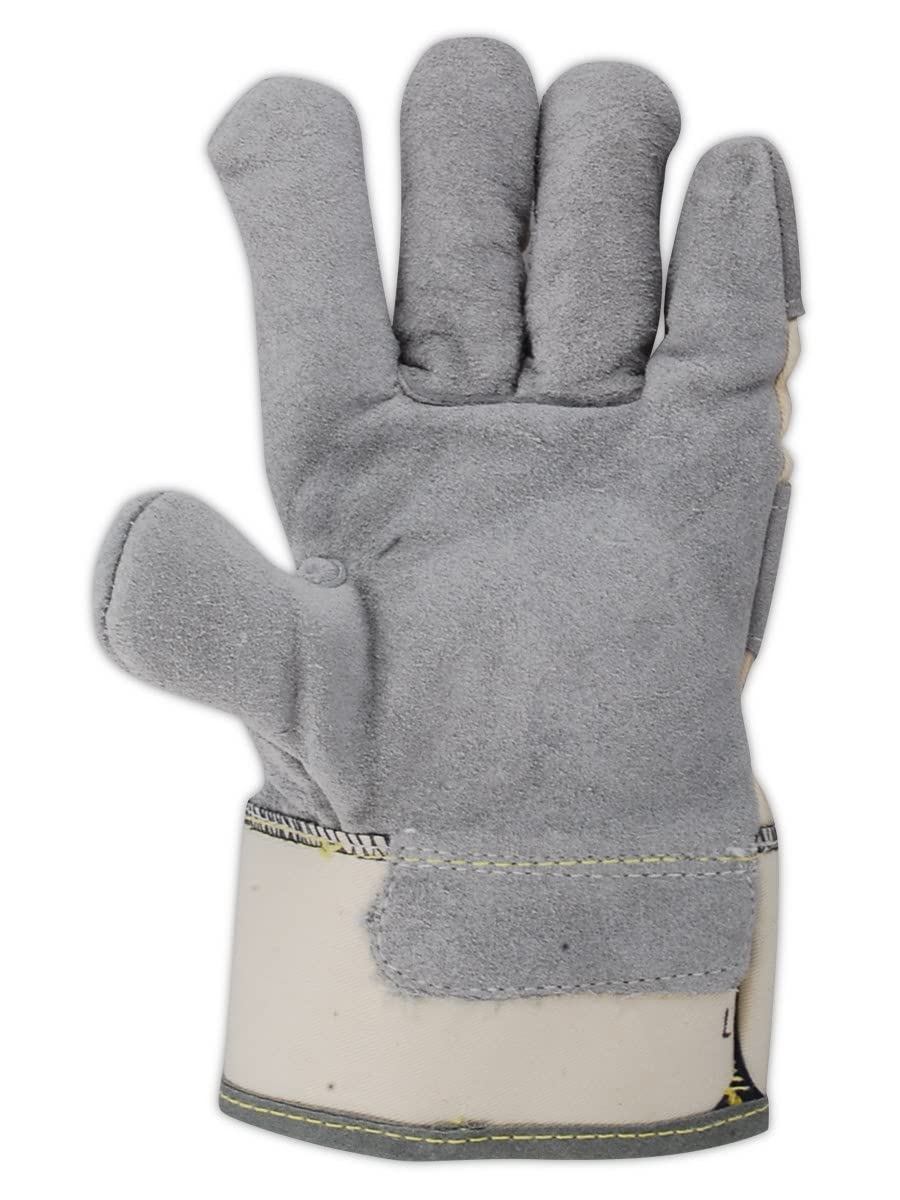 MAGID Clean King TB23EHKV Side Leather Palm Glove with Kevlar Liner