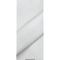 Tuva Textile 4 Yards Fabric (Washable Linen) -White Color