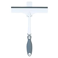 Better Living Products B.Smart Shower Squeegee with Storage Hook, 7, White and Grey