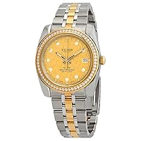 Tudor Classic Automatic Diamond Champagne Dial Unisex Watch 21023-0010