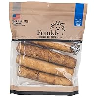 Frankly Chicken Flavor Beef Chew Dog Retriever Rolls Pack of 4 100% U.S.A Made