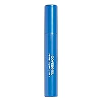 CoverGirl Professional 3-in-1 Straight Brush Mascara, 210 Black Brown, 0.3 Ounce