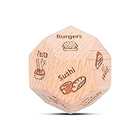 AMBREGRISSUN Valentines Day Anniversary Date Night Gifts Gifts for Him Her Boyfriend Girlfriend Food Decision Dice Birthday Gifts for Husband Wife Couples Funny Romantic for Men Women Coworker