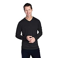 Men's Merino Wool Super Soft Long Sleeve Shirt - Everyday Weight - Wicking Breathable Anti-Odor