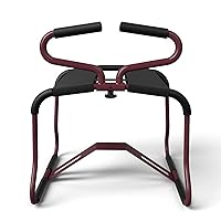 Folding Adjustable Position Assist Chair Portable Couples Mount Stool Elastic Furniture for Bedroom Bathroom Bear Weight up to 350 pounds 284317