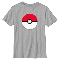 Pokemon Boys' Big Pokémon Pokeball T-Shirt