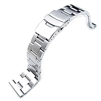 20mm Solid 316l Stainless Steel Super-O Boyer Straight End Watch Band
