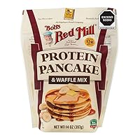Bob's Red Mill Mill Protein Pancake and Waffle Mix, 14-ounce (Pack of 2)