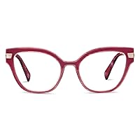 Peepers by PeeperSpecs Oprah's Favorite Women's Marquee Cateye Blue Light Blocking Reading Glasses - Frost/Blue Quartz +1.25