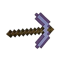 Disguise Kids Enchanted Minecraft Pickaxe, Official Minecraft Accessory for Kids, Single Size Video Game Costume Sword, Khaki, 6 Years US