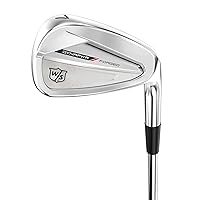 Dynapower Forged Men's Steel Golf Irons - Right Hand, Stiff, 5-PW, GW, Silver