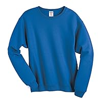 Jerzees Mens NuBlend Super Sweats Crew Sweatshirt, JZ4662MR, 3X, Royal