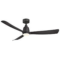Fanimation Kute 52 inch Indoor/Outdoor Ceiling Fan with Black Blades