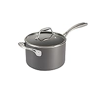 Tramontina Covered Sauce Pan Hard Anodized 4 Qt