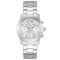 GUESS Ladies 38mm Watch - Silver Tone Strap Silver Dial Silver Tone Case
