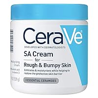 CeraVe Moisturizing Cream with Salicylic Acid | Exfoliating Body Lactic Acid, Hyaluronic Niacinamide, and Ceramides Fragrance Free & Allergy Tested 19 Ounce
