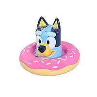 Tomy Toomies Bath Buoys Bluey Bath Toys with Pourer and Float with Water Wheel - Sensory Water Toys - Officially Licensed Bluey Toys - Bath Toys for Babies + 18 Months