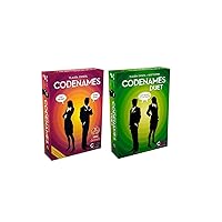 Codenames bundle Set with Codenames and Codenames Duet by Czech Games (2 items)