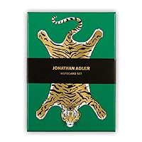 Galison Jonathan Adler Explorer Boxed Notecard Set from Includes 12 Notecards and 12 Sticker Seals, 3 Different Designs, Greeting Cards with Iconic Artwork from Jonathan Adler, Makes a Great Gift