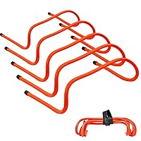 Yes4All Agility Speed Training Agility Hurdles for Athletes - 5 Pack - Speed and Agility Training Equipment for Soccer Basketball Football Hurdle Training