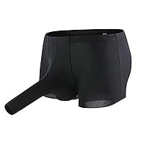 Men's Elephant Nose Boxer Shorts Underwear Casual Solid Color Boxer Briefs Men Low Waist Loose Fit Breathable Panty