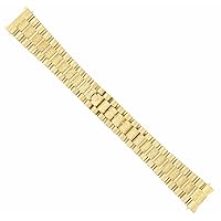 Ewatchparts MENS 18K YELLOW GOLD PRESIDENT BAND COMPATIBLE WITH ROLEX PRESIDENT DAY DATE CENTER BARK