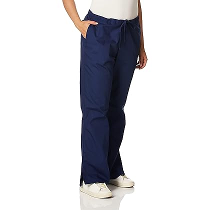 Scrub Pants for Women Workwear Originals Drawstring Waist with Flare Leg 4101