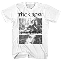The Crow Movie It's Can't Rain All The Time Mens Short Sleeve T Shirt Vintage Style Graphic Tees