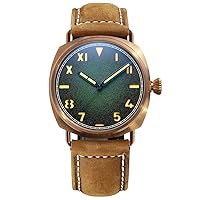 STEELDIVE Men Automatic Watch Bronze 42MM Mechanical Wristwatch Diver 20ATM C3 Luminous Sapphire NH35 California Dial