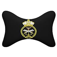 Brunei Flag Logo Car Neck Pillow for Driving Memory Foam Headrest Pillow Cushion Set of 2 for Home Office Chair