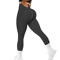 MOHUACHI Women Scrunch Butt Lifting Leggings for Women Seamless High Waisted Workout Yoga Pants Gym Booty Tights