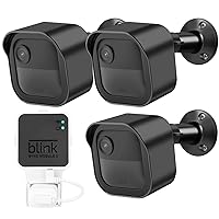 3Pack Mount for Blink Outdoor Camera, Weatherproof Protective Housing and 360°Adjustable Bracket for All-New Blink Outdoor 4 (4th Gen) & (3rd Gen), Cutout for Charging Cable, No Battery Replacement