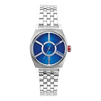 Nixon Women's Small Time Teller SW R2D2 Blue A399SW2403 Silver Stainless-Steel Quartz Fashion Watch
