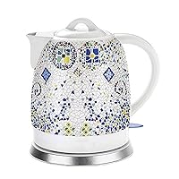 Kettles,Ceramic Electric Kettle Cordless Water Teapot, Teapot Retro 1.8L Jug, 1000W Water Fast for Tea Fast/a