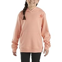 Carhartt Girls' Hoodie Fleece Pullover Sweatshirt