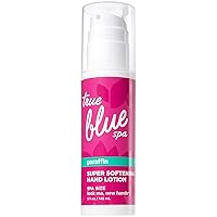 Bath and Body Works True Blue Spa Hand Look Ma New Hands Softening Hand Lotion with Paraffin Spa Size 5 Ounce Pump Bottle