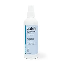 Lafe's Natural Deodorant | 8oz Aluminum Free Natural Deodorant Spray for Women & Men | Paraben Free & Baking Soda Free with 24-Hour Protection | Unscented | Packaging May Vary