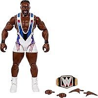 Mattel WWE Big E Elite Collection Action Figure, Deluxe Articulation & Life-like Detail with Iconic Accessories, 6-inch