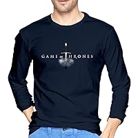 Anch Men's Game of Thrones Season360 Navy Long Sleeve T-Shirts