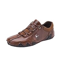 Chukka Boots Mens, Men's Fashion Sneakers Casual Running Shoes Driving Shoes Slip-on Loafers Lace-up Blue Brown Green