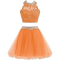 Girls' Cute Lace Prom Dress