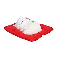 GLOGLOW Sleeping Cat Toy Plush Simulation Cat Doll Toy, Ideal Choice for Kids and Home Decorations (#3)