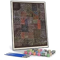 DIY Painting Kits for Adults Structural Ii Painting by Paul Klee Arts Craft for Home Wall Decor