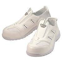 Marugo Safety Shoes, Sneakers, Cleos Plus, Round 5, Work Shoes, Safety Shoes, Resin Toe Core, Mesh, Reflective, Cut-on, White, 3E, Men's, Women's, Shoes, Shoes