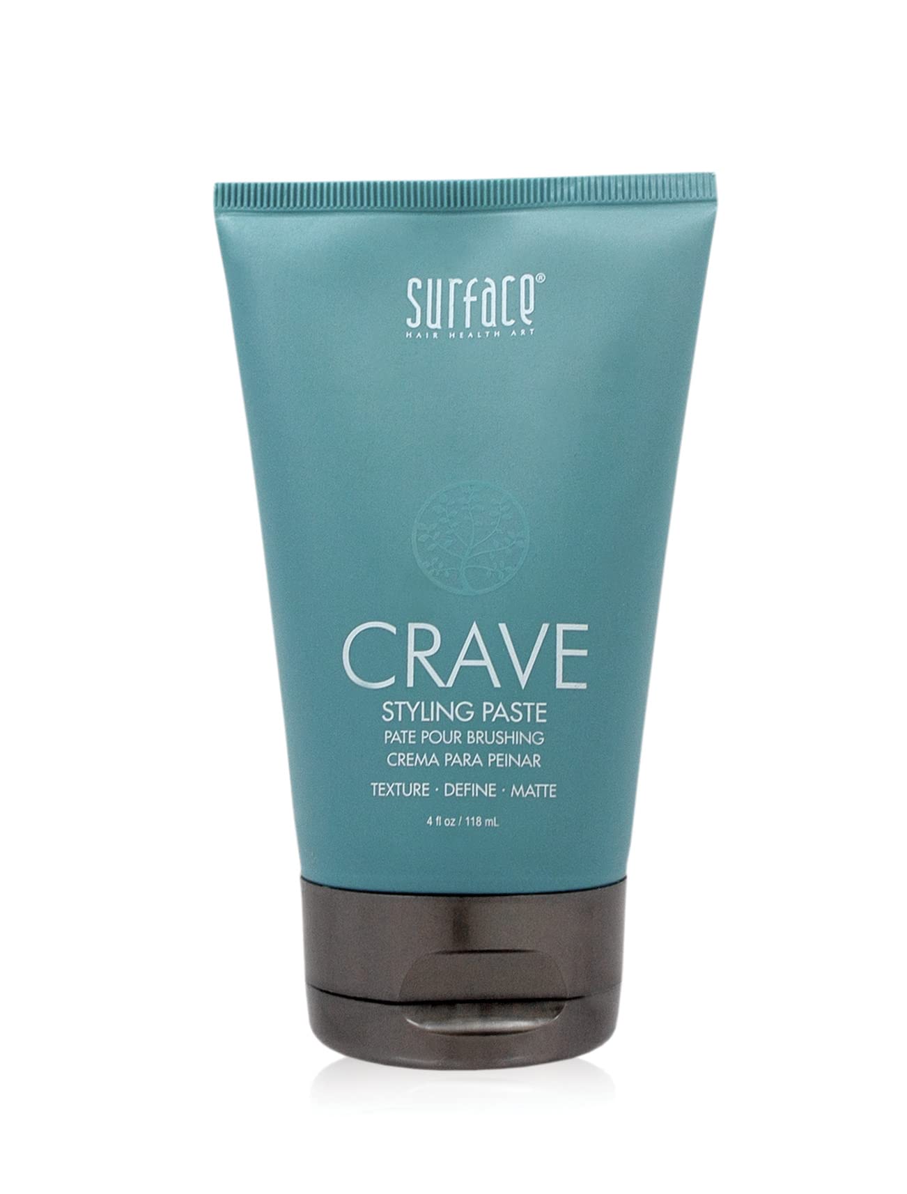 Surface Hair Crave Styling Paste, Vegan and Paraben-Free Texture and Definition, Matte-Finish , 4 Fl Oz