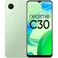 realme C30 Dual-SIM 32GB ROM + 3GB RAM (Only GSM | No CDMA) Factory Unlocked 4G/LTE Smartphone (Bamboo Green) - International Version